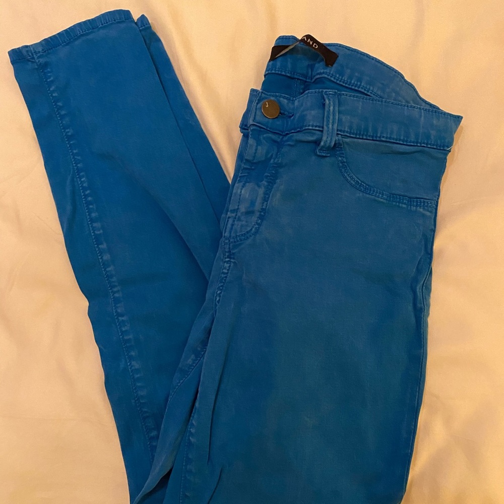 JBrand Sateen stretch mid rise jeans